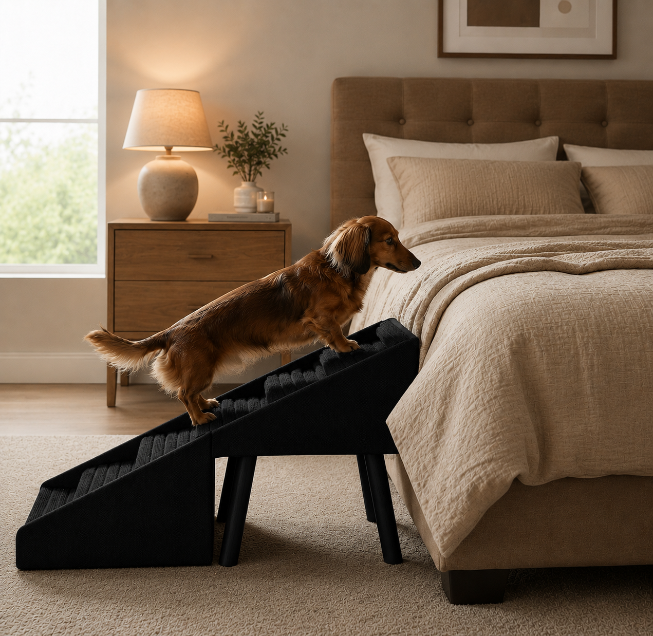 Hundtrappa - Skyddar din hunds leder