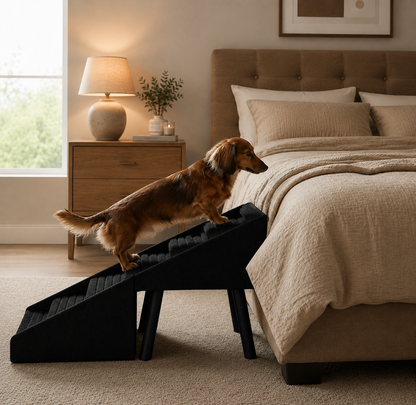 Hundtrappa - Skyddar din hunds leder