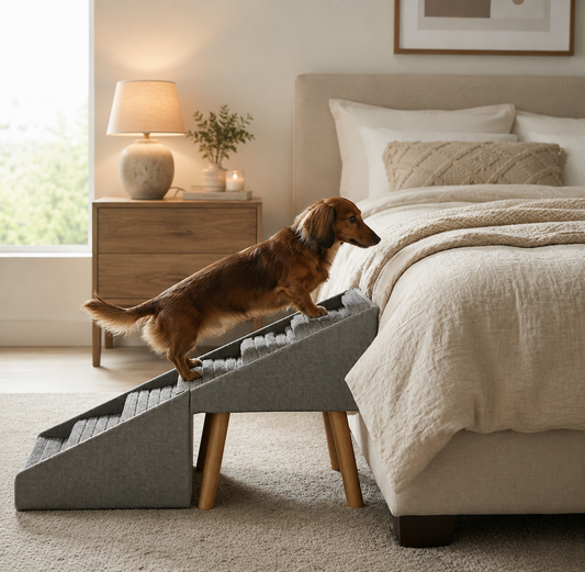 Hundtrappa - Skyddar din hunds leder