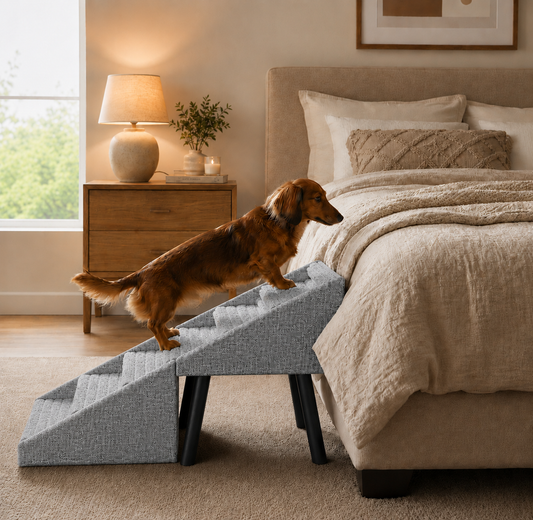 Hundtrappa - Skyddar din hunds leder